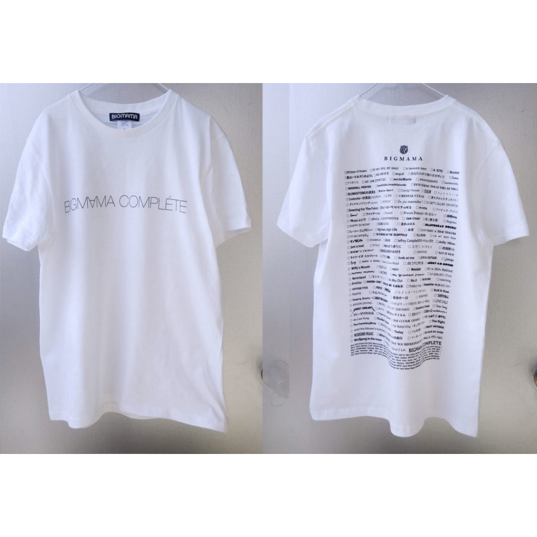 BIGMAMA COMPLETE ツアーTシャツ(白)