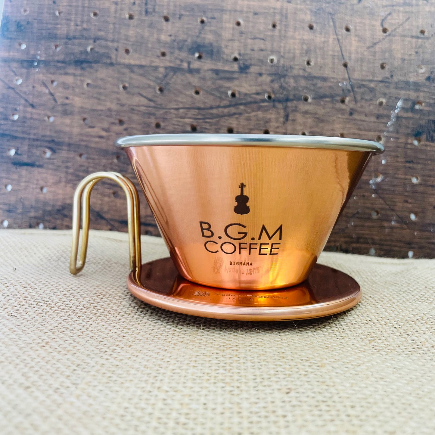 Kalita × B.G.M COFFEE カリタウェーブ ドリッパー TSUBAME 銅