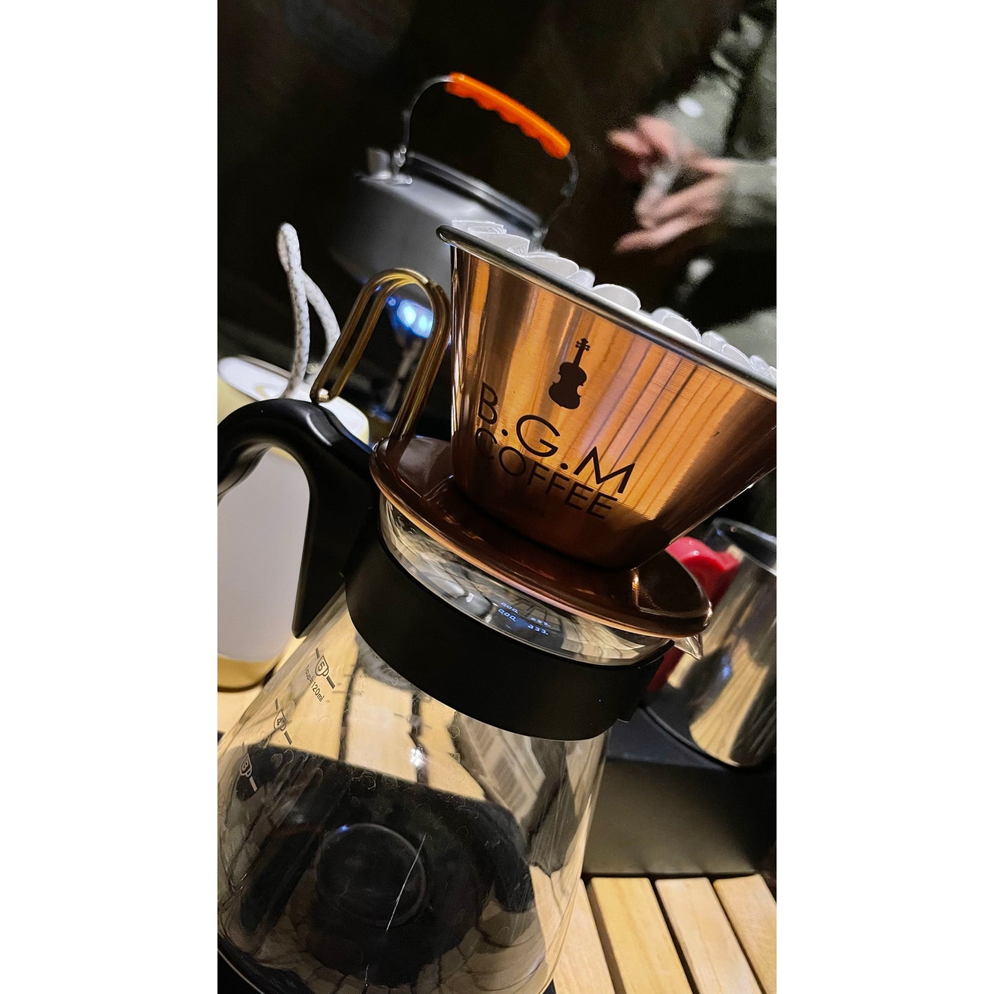 Kalita × B.G.M COFFEE カリタウェーブ ドリッパー TSUBAME 銅